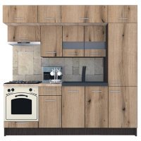 Bucatarie BIGMAR 230 A Wenge / Decor K365